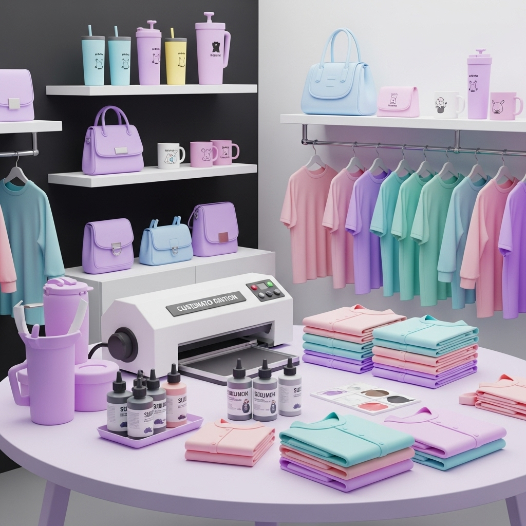 Custom printing equipment and products